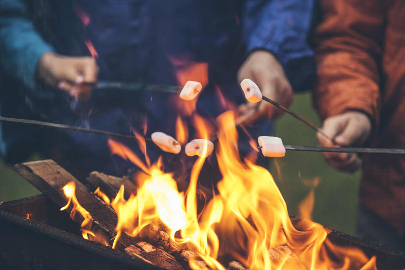 Marshmallows na ohni budou děti milovat